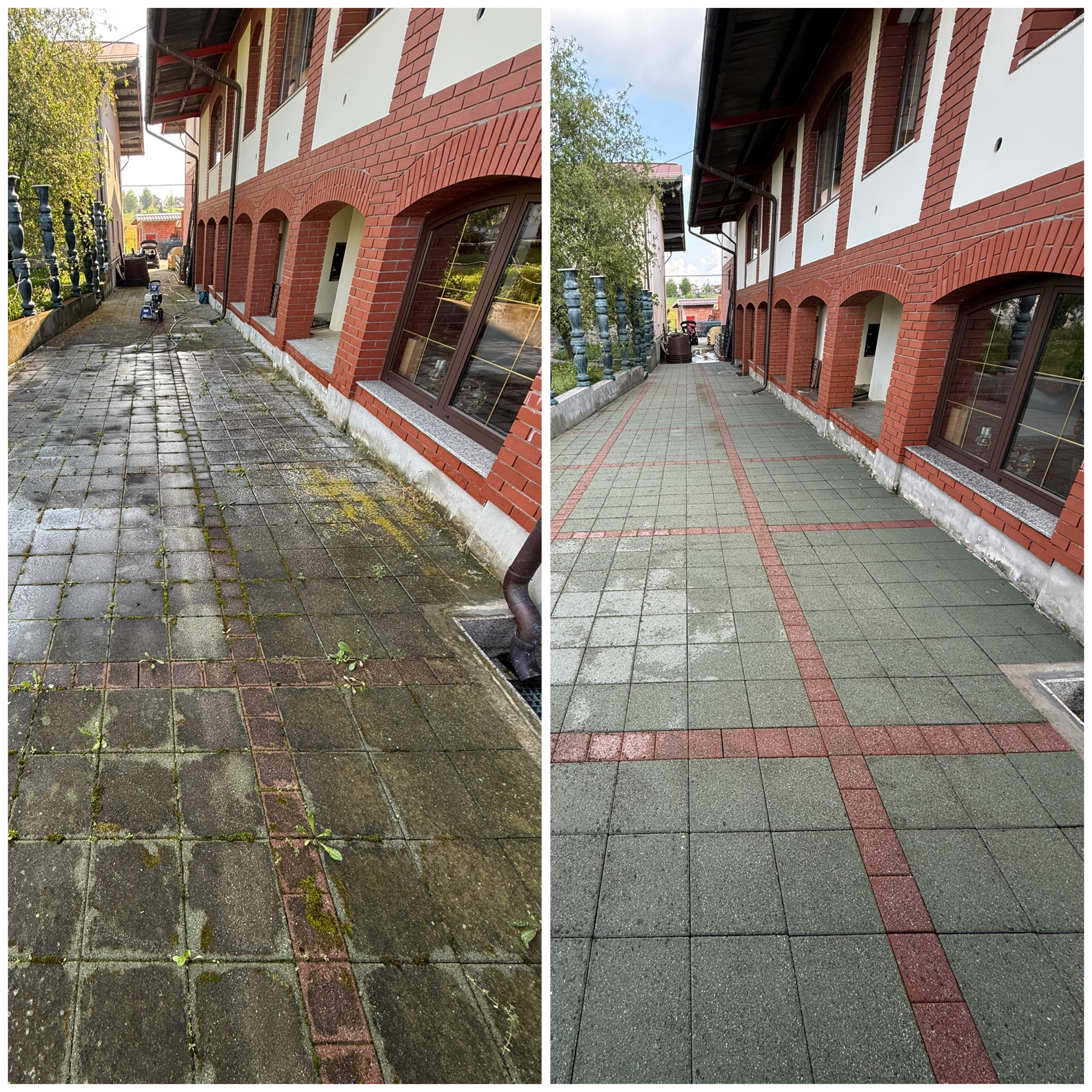 Pranje opločnika i tlakavaca