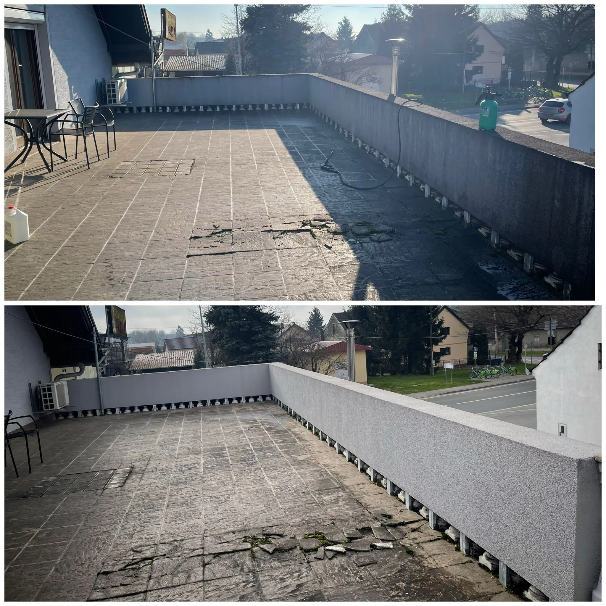 Pranje terase i dvorišta